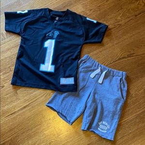 Panthers Jersey and Shorts Set